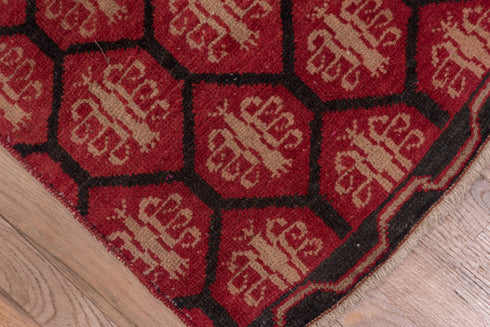 Antique Oushak Runner Rug (2' x 12')